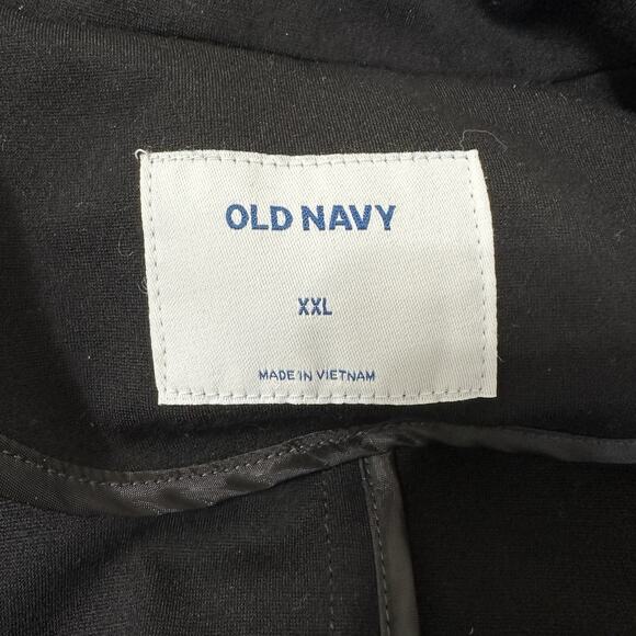 Old Navy Blazer Womens XXL Black Double Weave Classic Office Preppy Minimalist - Picture 9 of 12